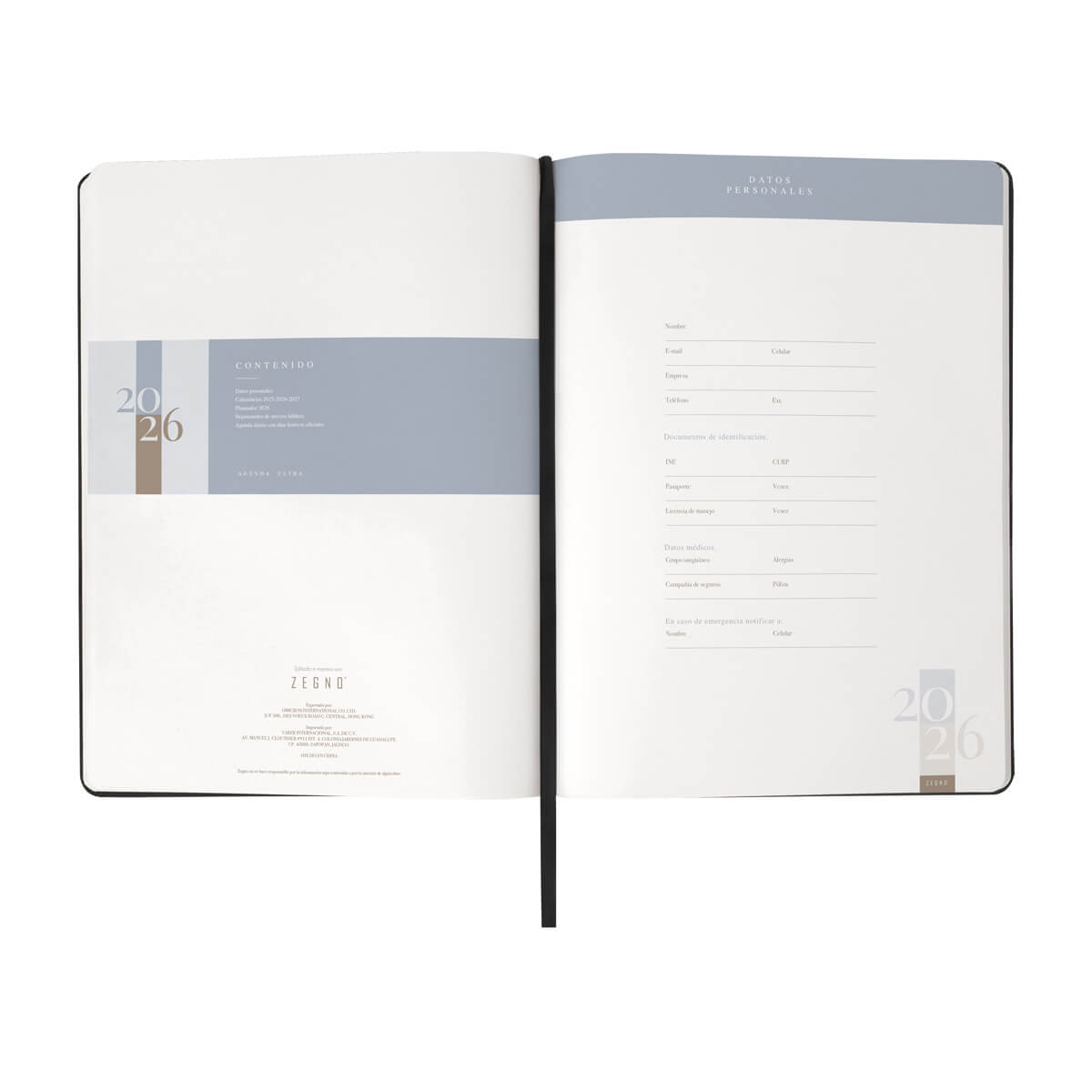 AGENDA DIARIA ULTRA 2026 - NEGRO - img 5