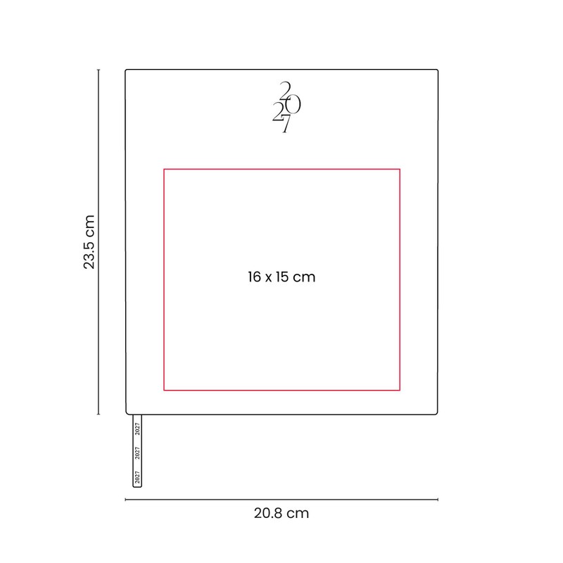 Agenda ejecutiva clásica 2027 – artículo promocional personalizado en Monterrey | PROMOTIENDA