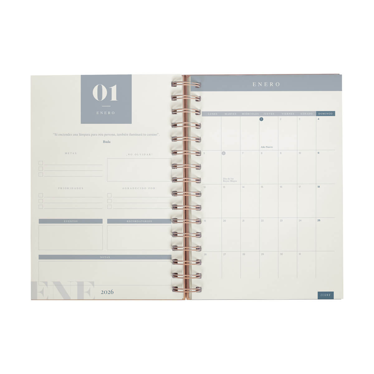 AGENDA DIARIA LETTE 2026 - ROSA - img 3