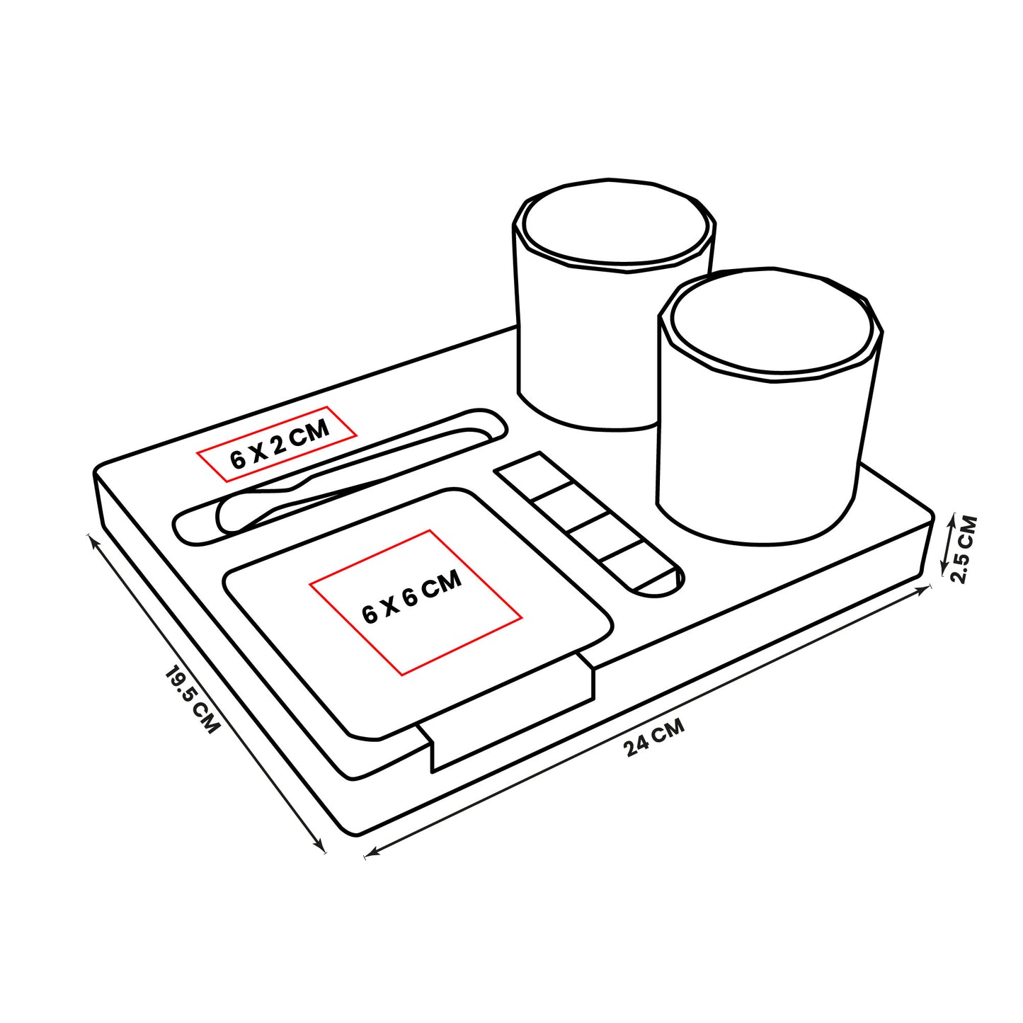 SET DE BAR GLASGOW - Imagen Vectorial