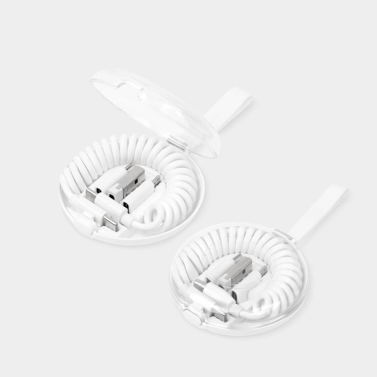 CABLE DE CARGA SPIRA - BLANCO - img 1