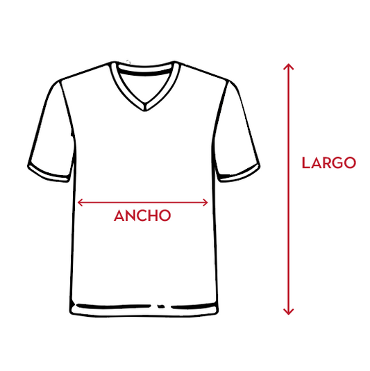 Playera cuello V