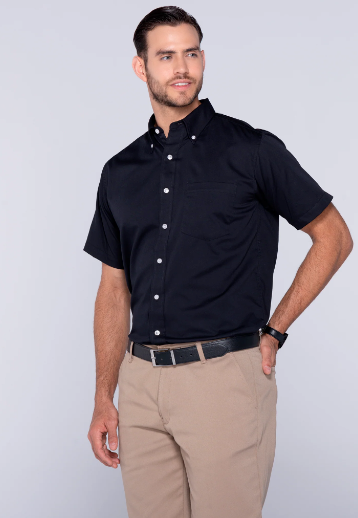 CAMISA GABARDINA MC CABALLERO