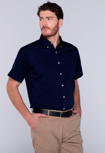 CAMISA GABARDINA MC CABALLERO