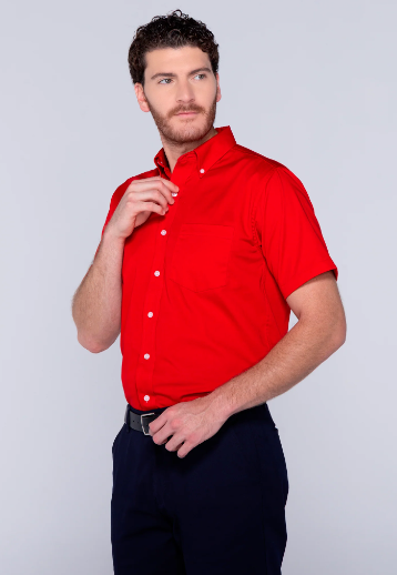 CAMISA GABARDINA MC CABALLERO