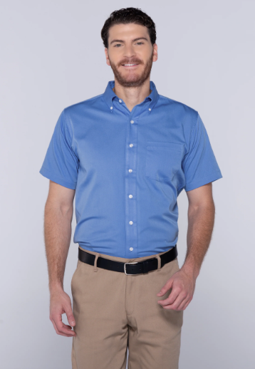CAMISA GABARDINA MC CABALLERO
