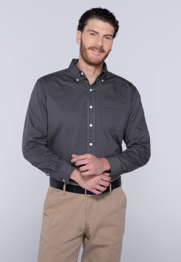 CAMISA GABARDINA ML CABALLERO