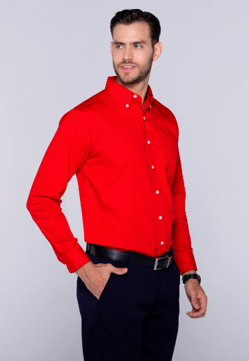 CAMISA GABARDINA ML CABALLERO