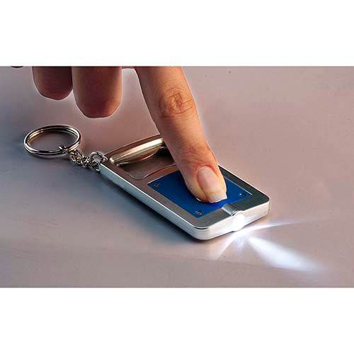 STADIUM BOTTLE OPENER KEYCHAIN WITH LIGHT