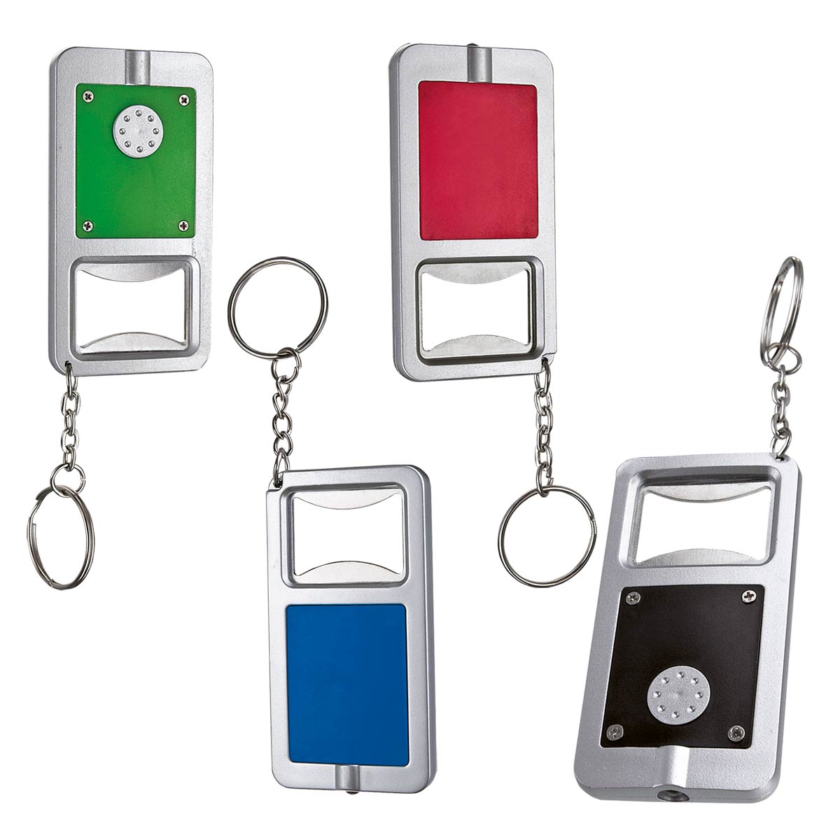 STADIUM BOTTLE OPENER KEYCHAIN WITH LIGHT