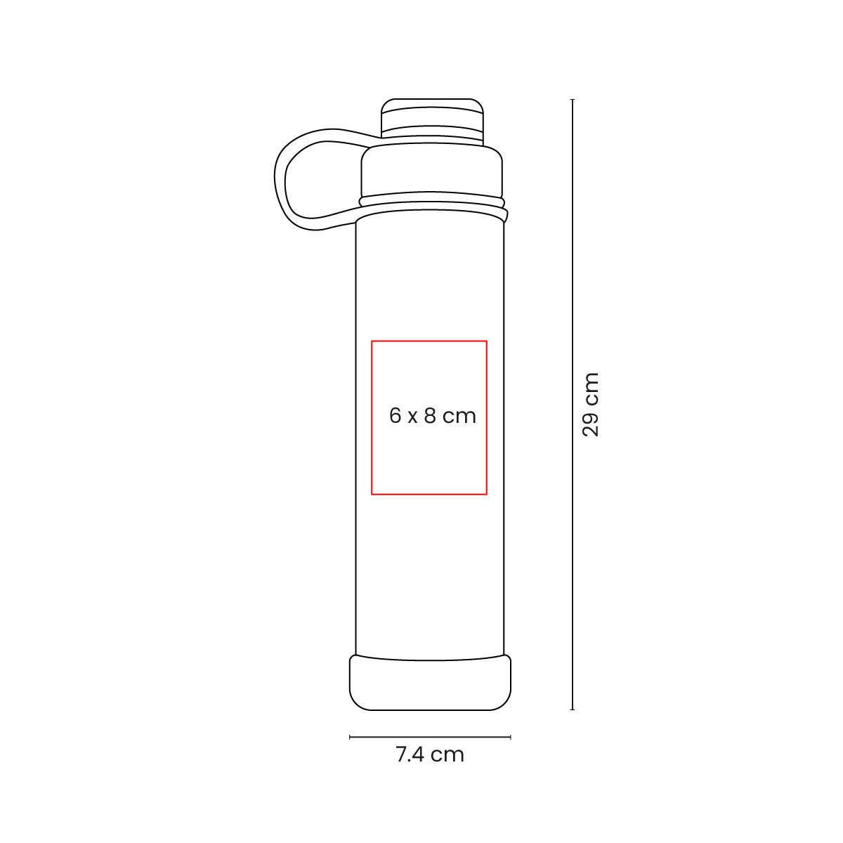 TERMO BOULDER - Imagen Vectorial