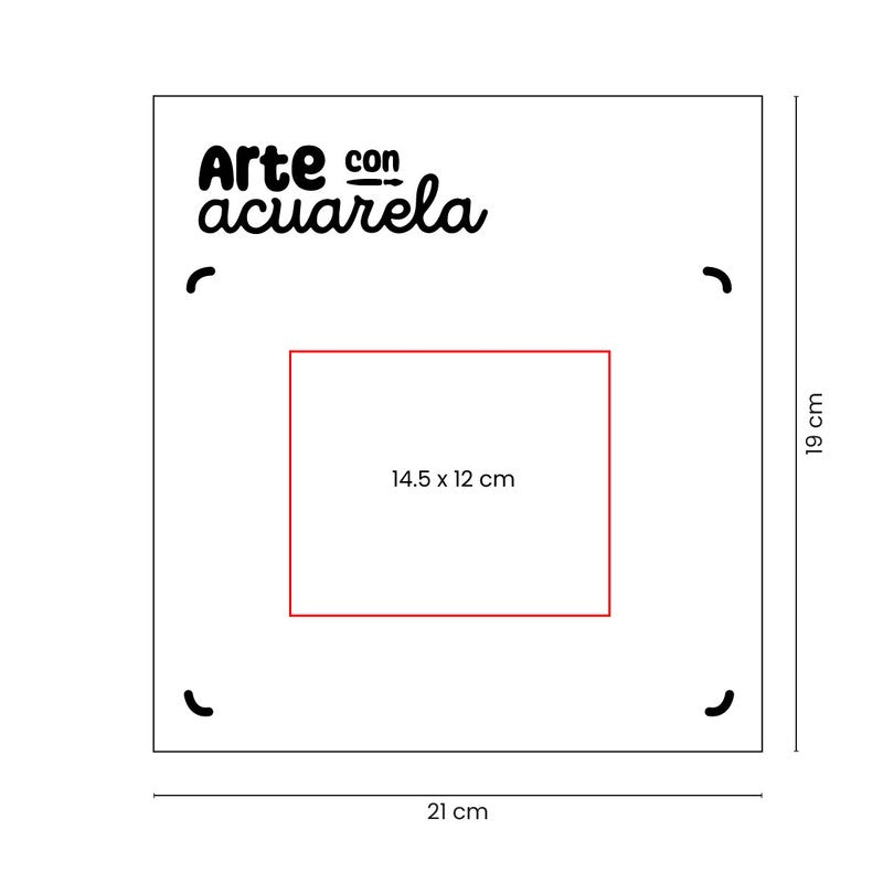 Libreta con acuarelas klimpt – artículo promocional personalizado en Monterrey | PROMOTIENDA