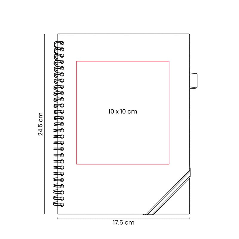 Libreta agendario borges – artículo promocional personalizado en Monterrey | PROMOTIENDA
