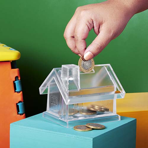 LITTLE HOUSE PIGGY BANK