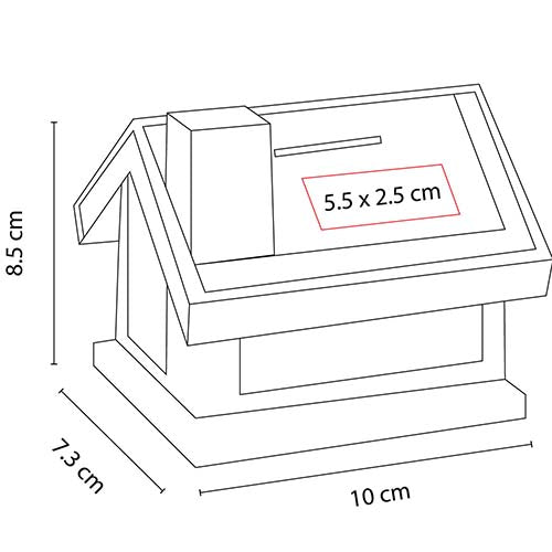 ALCANCIA CASITA - Imagen Vectorial