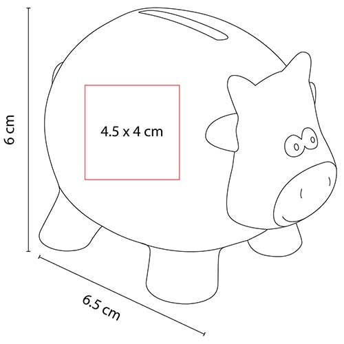 ALCANCIA COW - Imagen Vectorial
