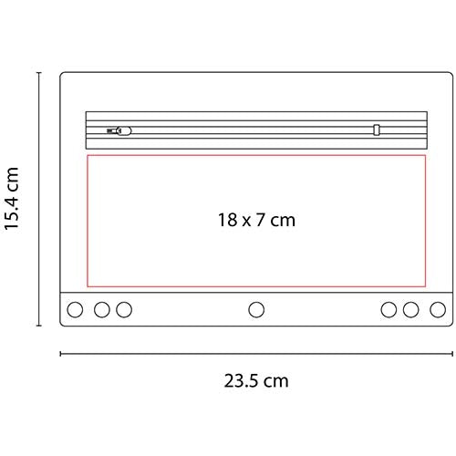 BOLSA PORTA LAPICES SARGAS - Imagen Vectorial