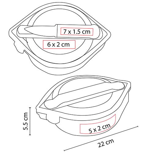 LONCHERA BENTO - Imagen Vectorial