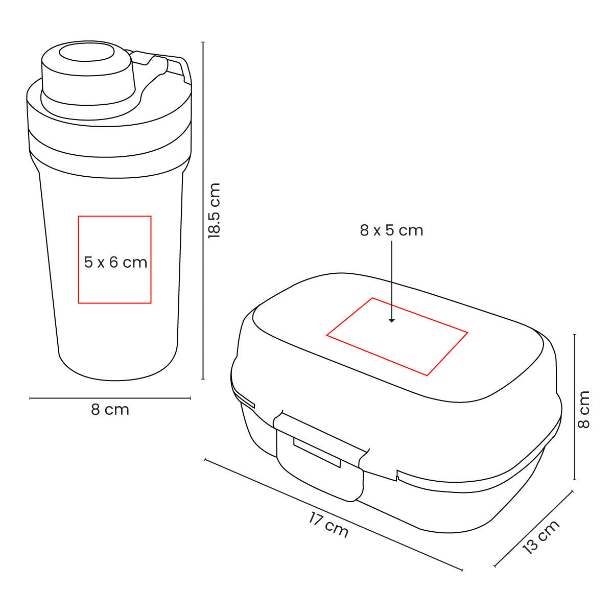 SET DE LONCHERA GREGORY - Imagen Vectorial