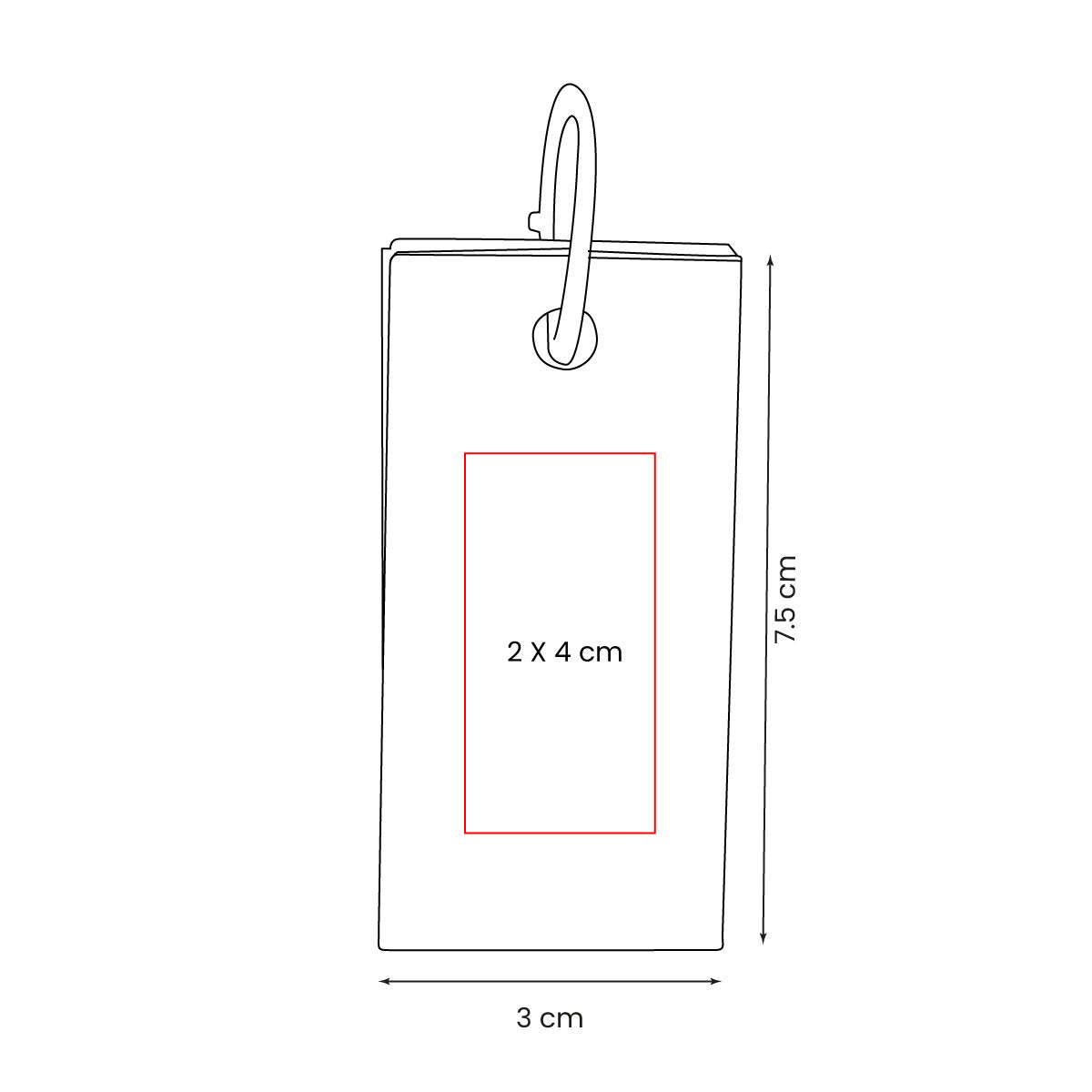 KEYCHAIN WITH LOURO NOTES