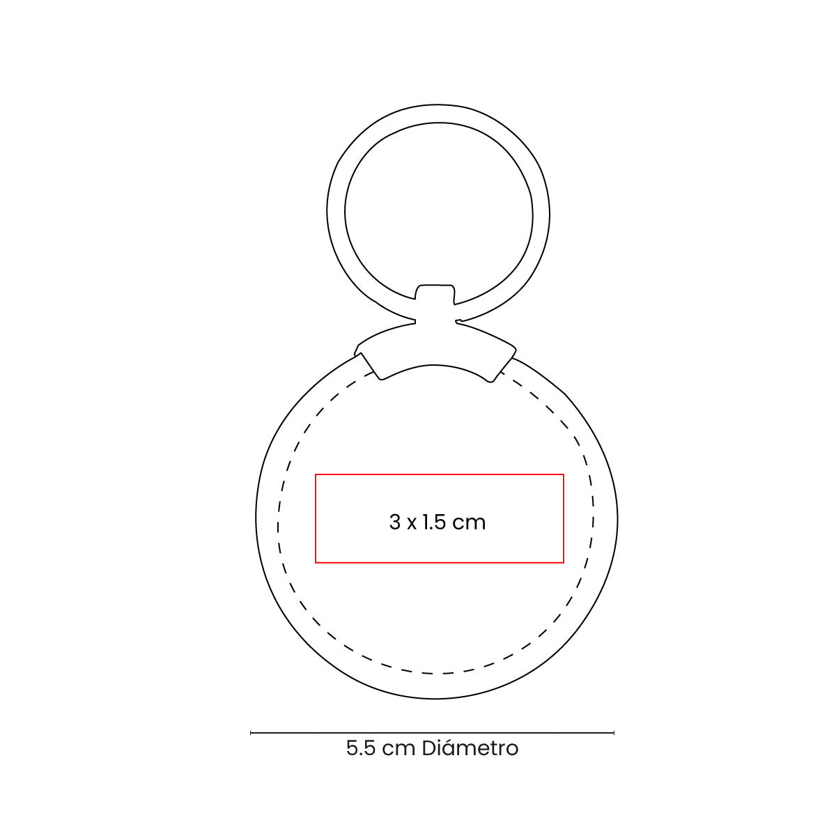 LLAVERO RUNDER - Imagen Vectorial