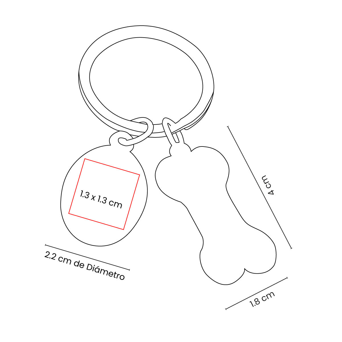 DOGGY KEYCHAIN