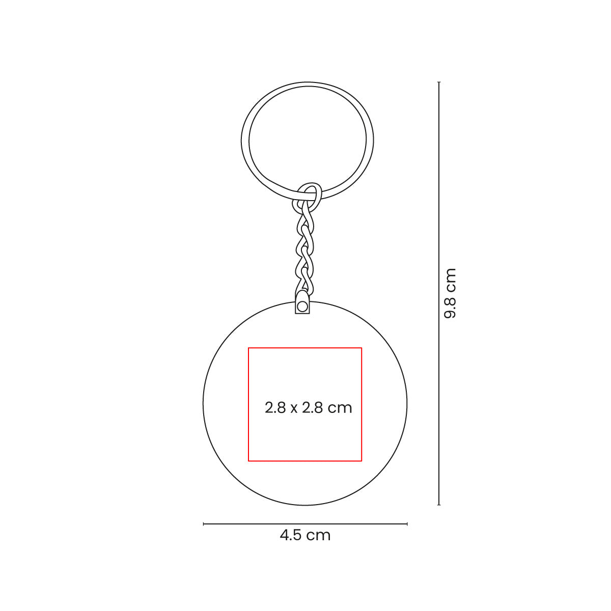 LLAVERO BLESK - Imagen Vectorial