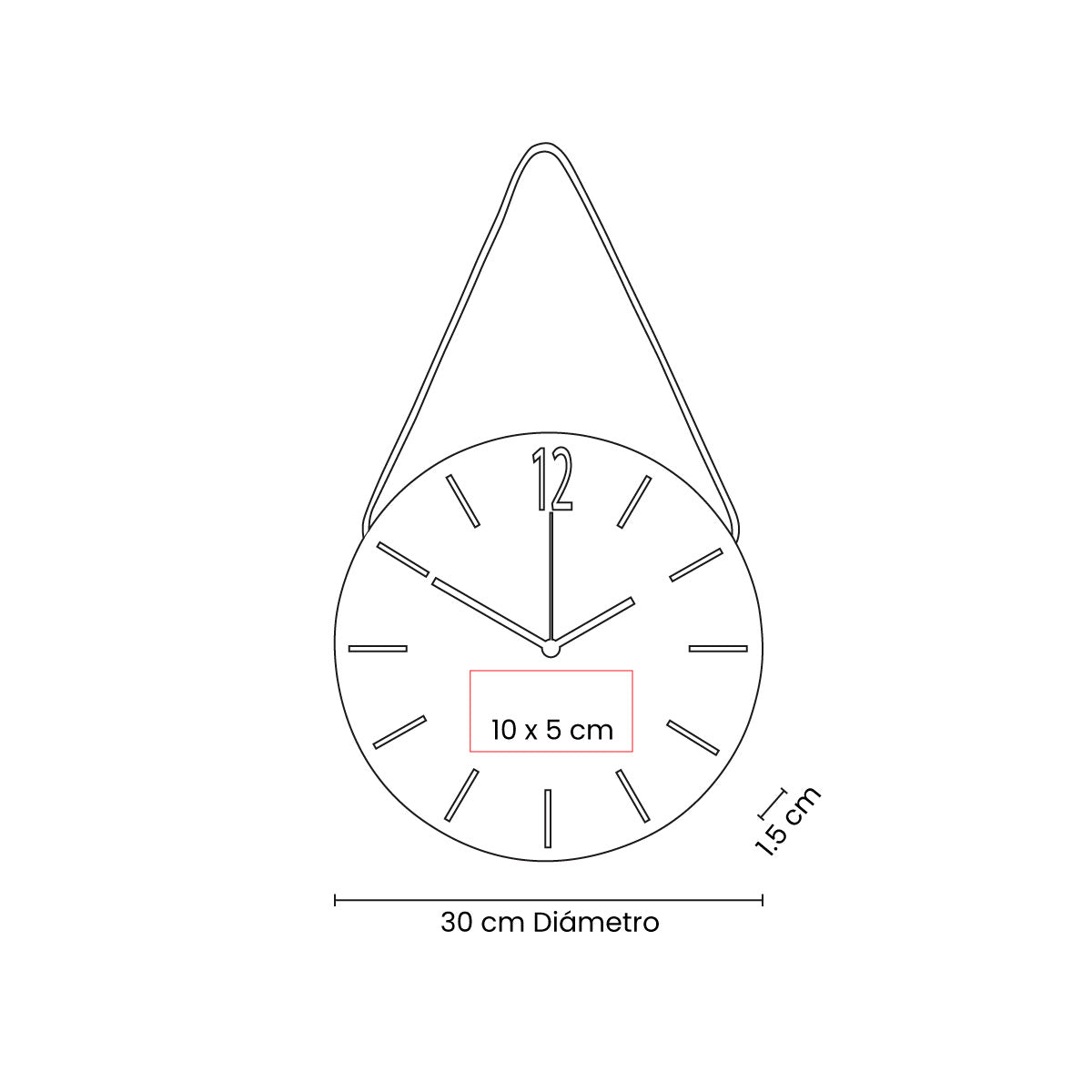 RELOJ JADUAL - Imagen Vectorial