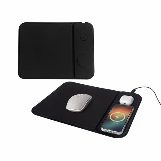 Mouse pad cargador iskra – artículo promocional personalizado en Monterrey | PROMOTIENDA