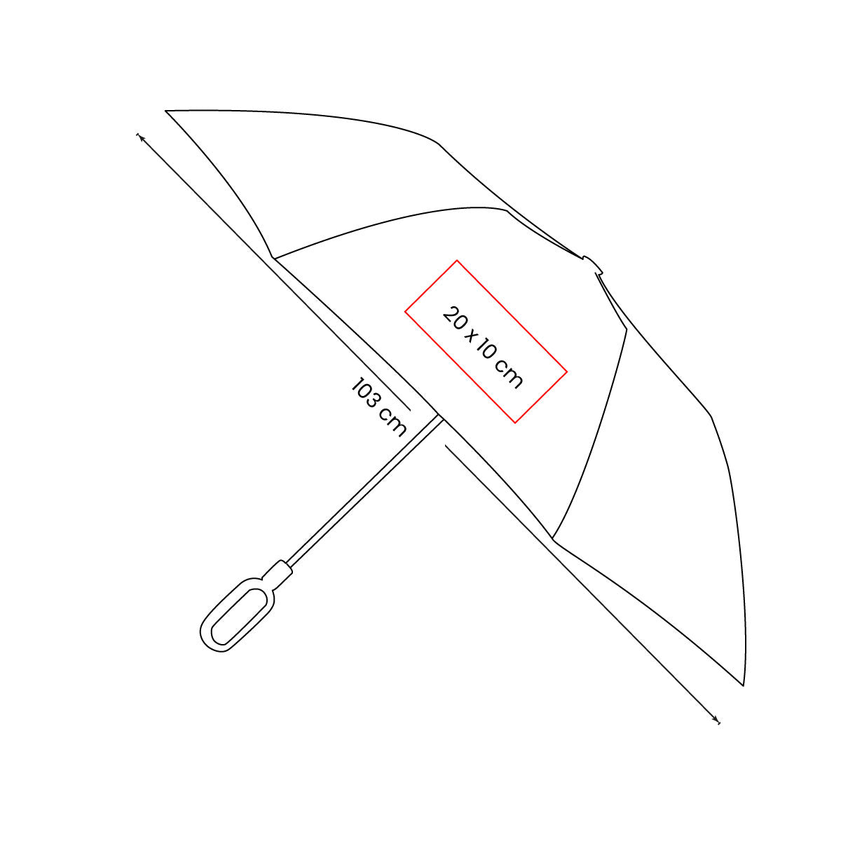 PARAGUAS BRUNEI - Imagen Vectorial