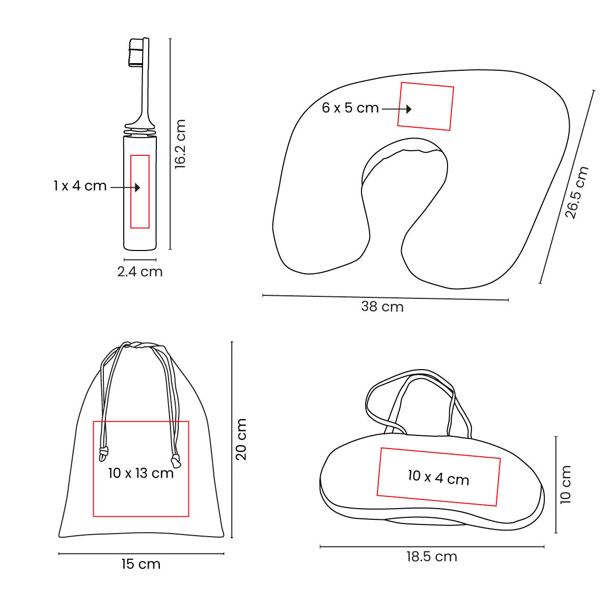 SET DE VIAJE LANAN - Imagen Vectorial