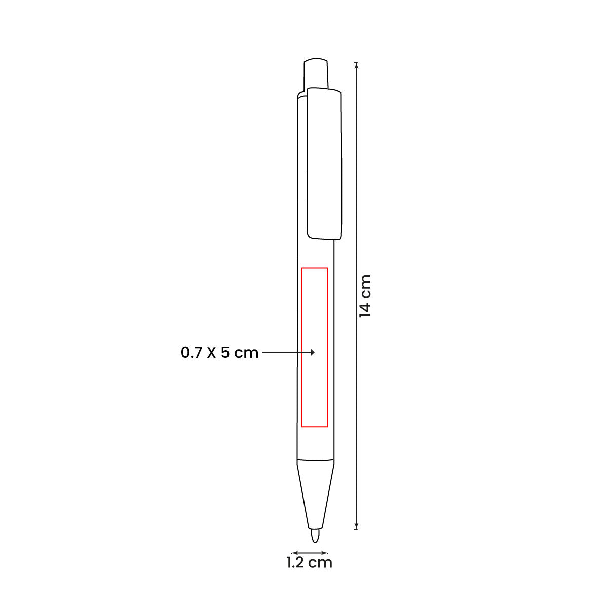 BOLÍGRAFO DEED - Imagen Vectorial
