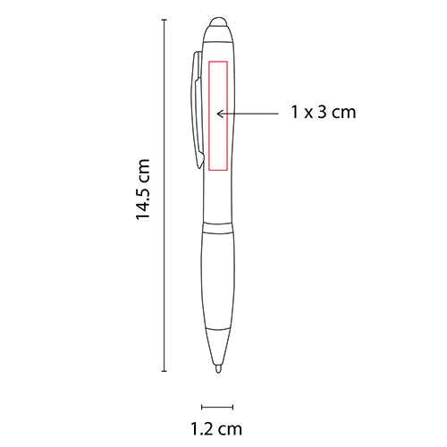 BOLÍGRAFO CON LUZ DRITE - Imagen Vectorial