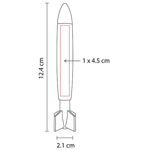 BOLÍGRAFO ROCKET - Imagen Vectorial