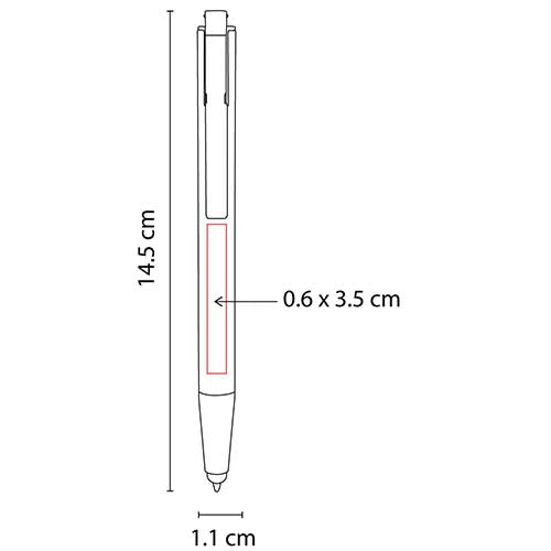 BOLÍGRAFO USB 8 GB EVANS - Imagen Vectorial