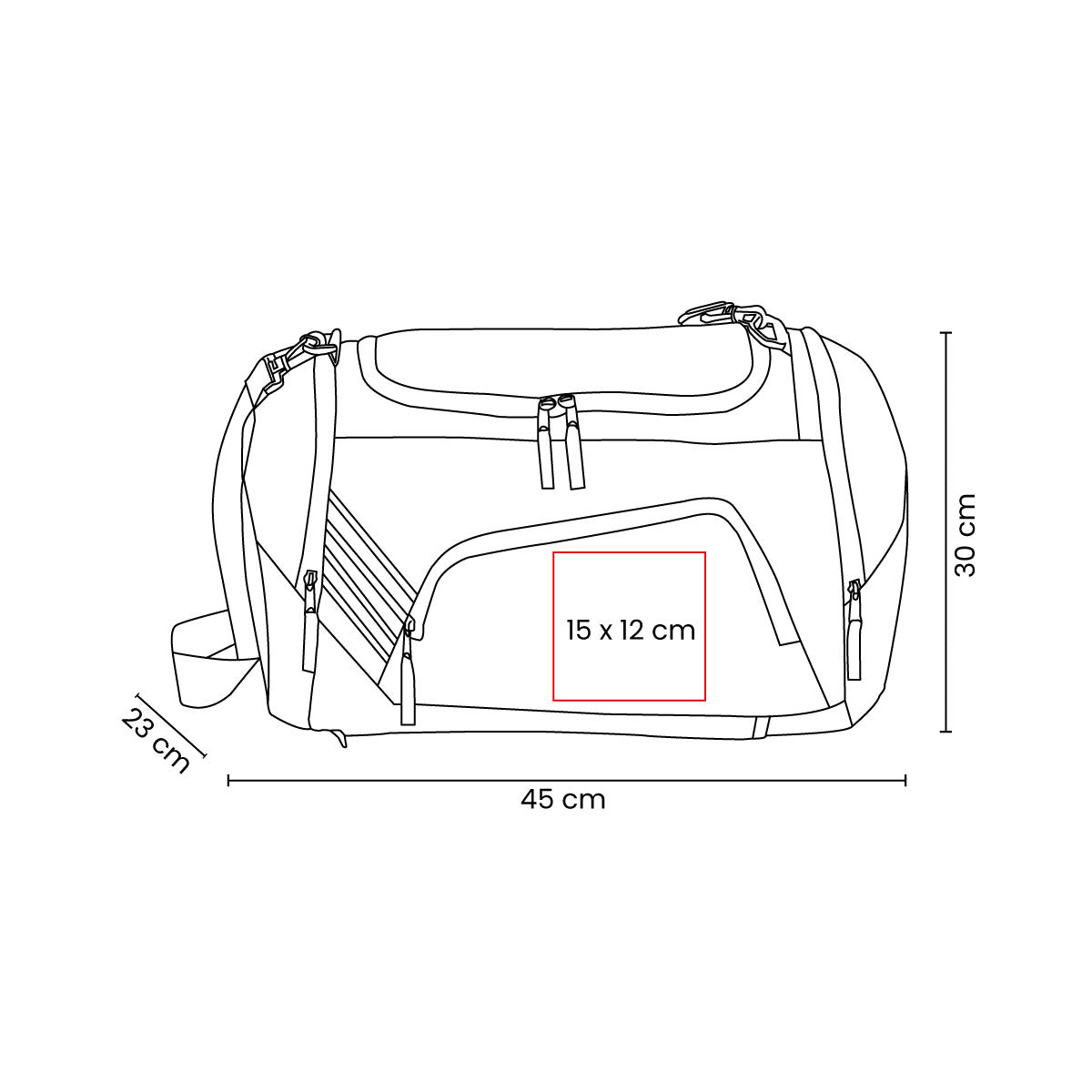 MALETA-MOCHILA VINCI - Imagen Vectorial