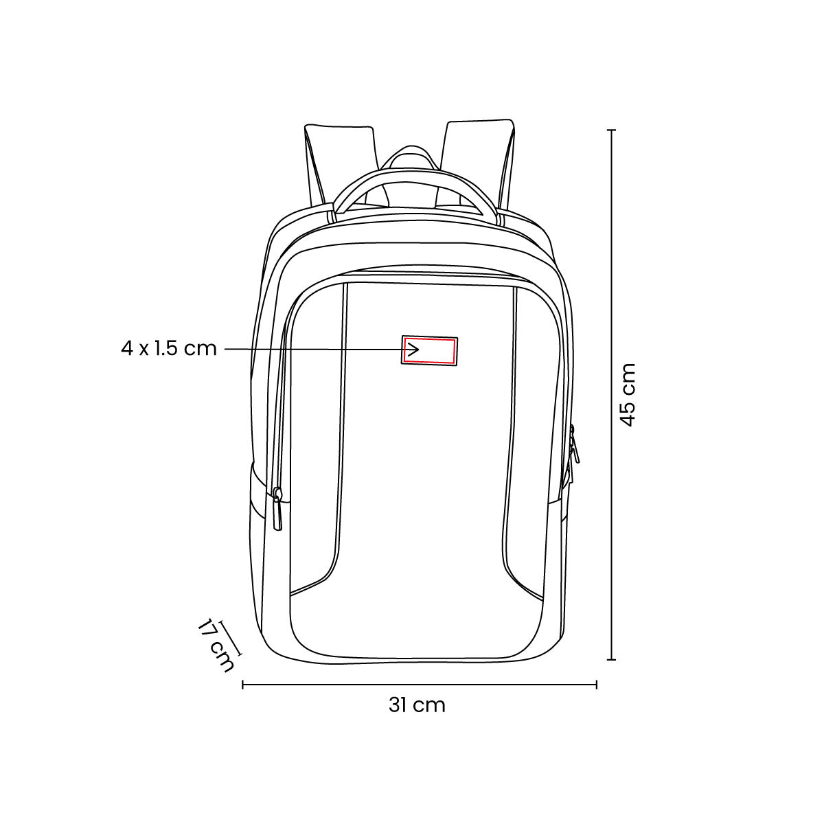 MOCHILA ATENA - Imagen Vectorial