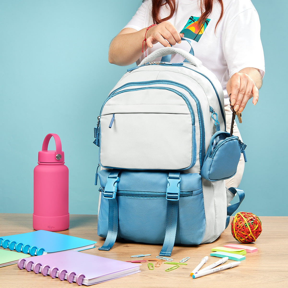 DOUBLE BACKPACK