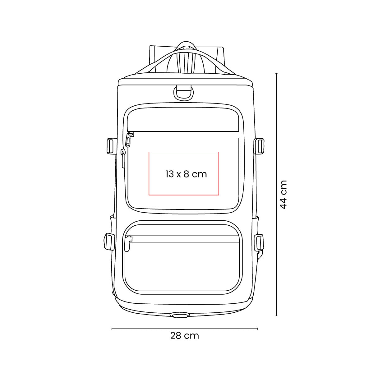 MOCHILA MALETA BREYTA - Imagen Vectorial