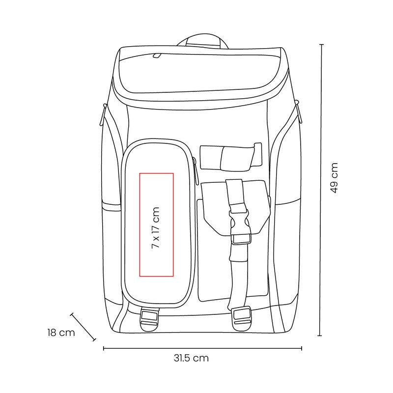 Mochila dabir – artículo promocional personalizado en Monterrey | PROMOTIENDA