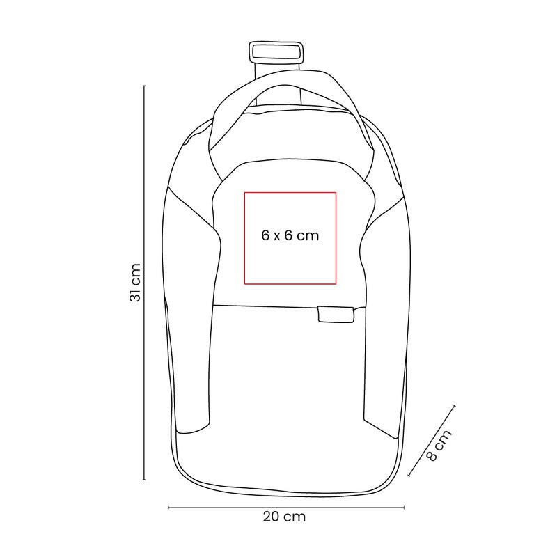 Mochila de viaje ovik – artículo promocional personalizado en Monterrey | PROMOTIENDA