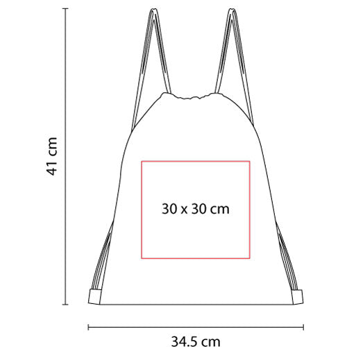BOLSA-MOCHILA SUBLIMACIÓN YOSEM - Imagen Vectorial