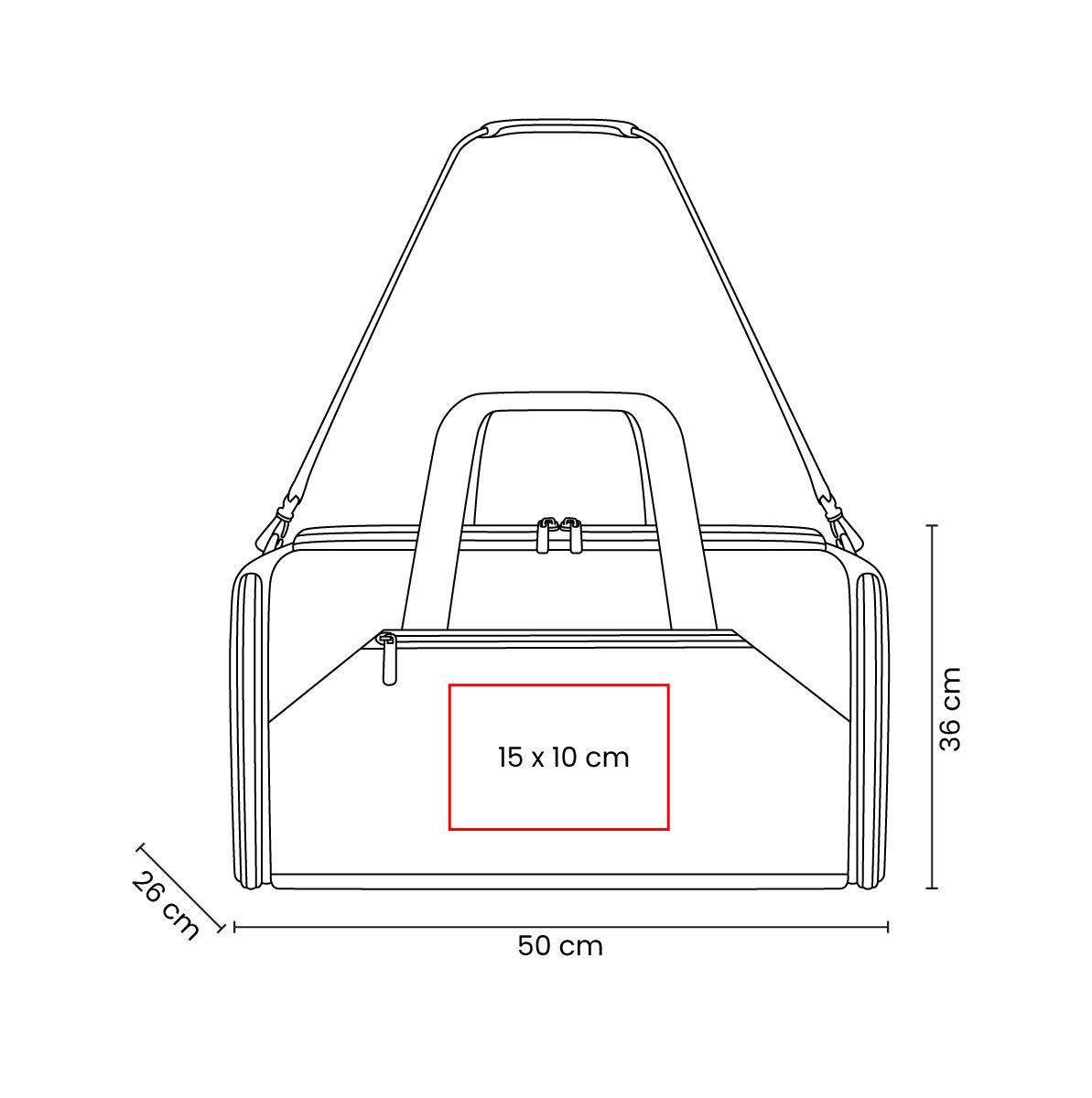 MALETA PORTA TRAJE HIDRA - Imagen Vectorial
