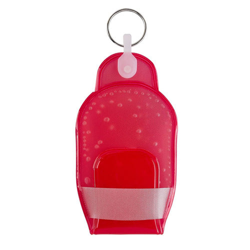 LLAVERO CON GEL SANITIZANTE - ROJO - img 1