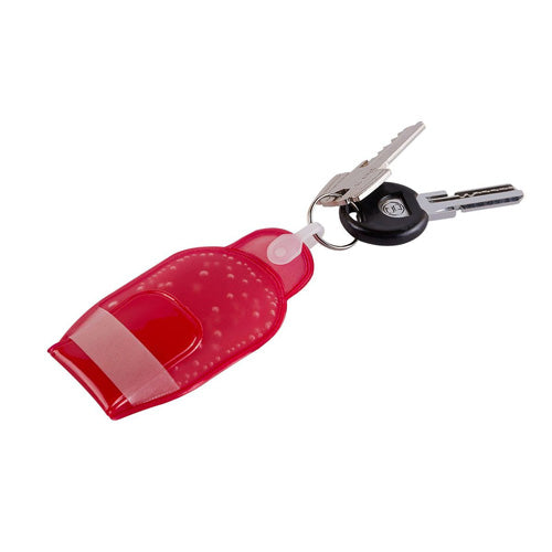 LLAVERO CON GEL SANITIZANTE - ROJO - img 3