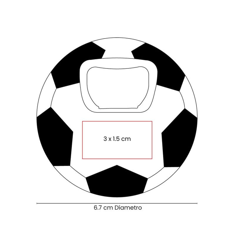 Destapador soccer – artículo promocional personalizado en Monterrey | PROMOTIENDA