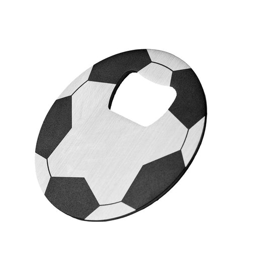 Destapador metálico soccer – artículo promocional personalizado en Monterrey | PROMOTIENDA