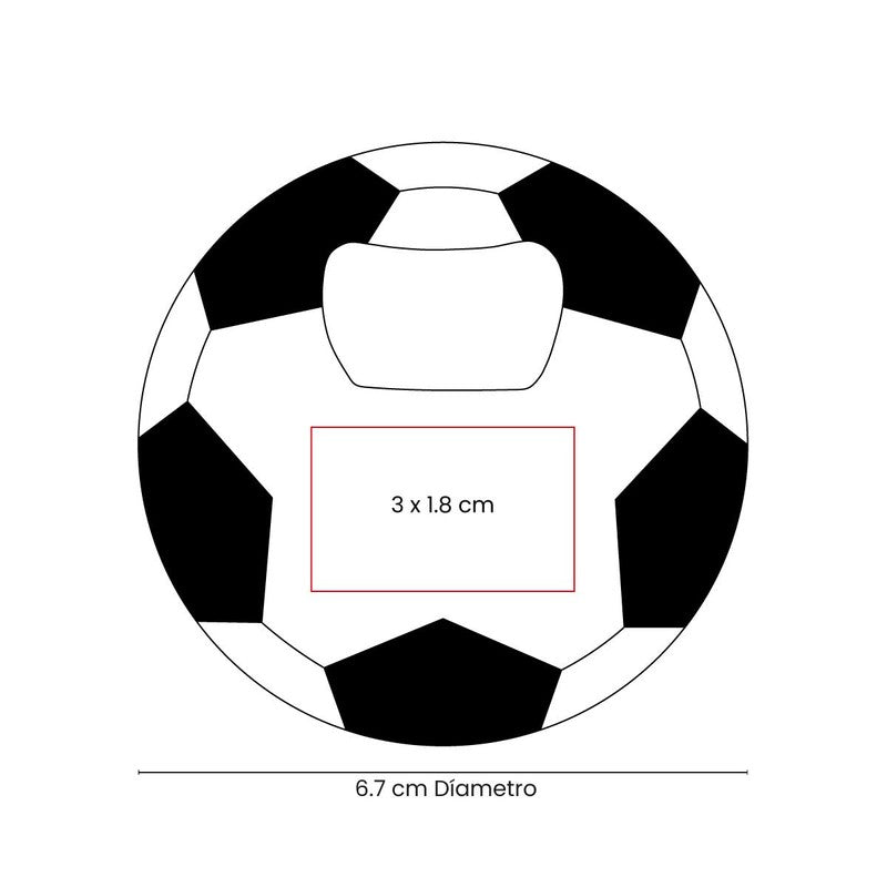 Destapador metálico soccer – artículo promocional personalizado en Monterrey | PROMOTIENDA