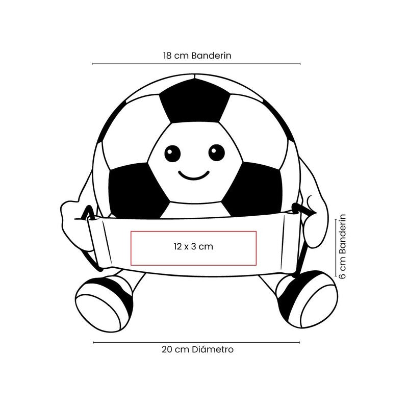 Peluche soccer – artículo promocional personalizado en Monterrey | PROMOTIENDA