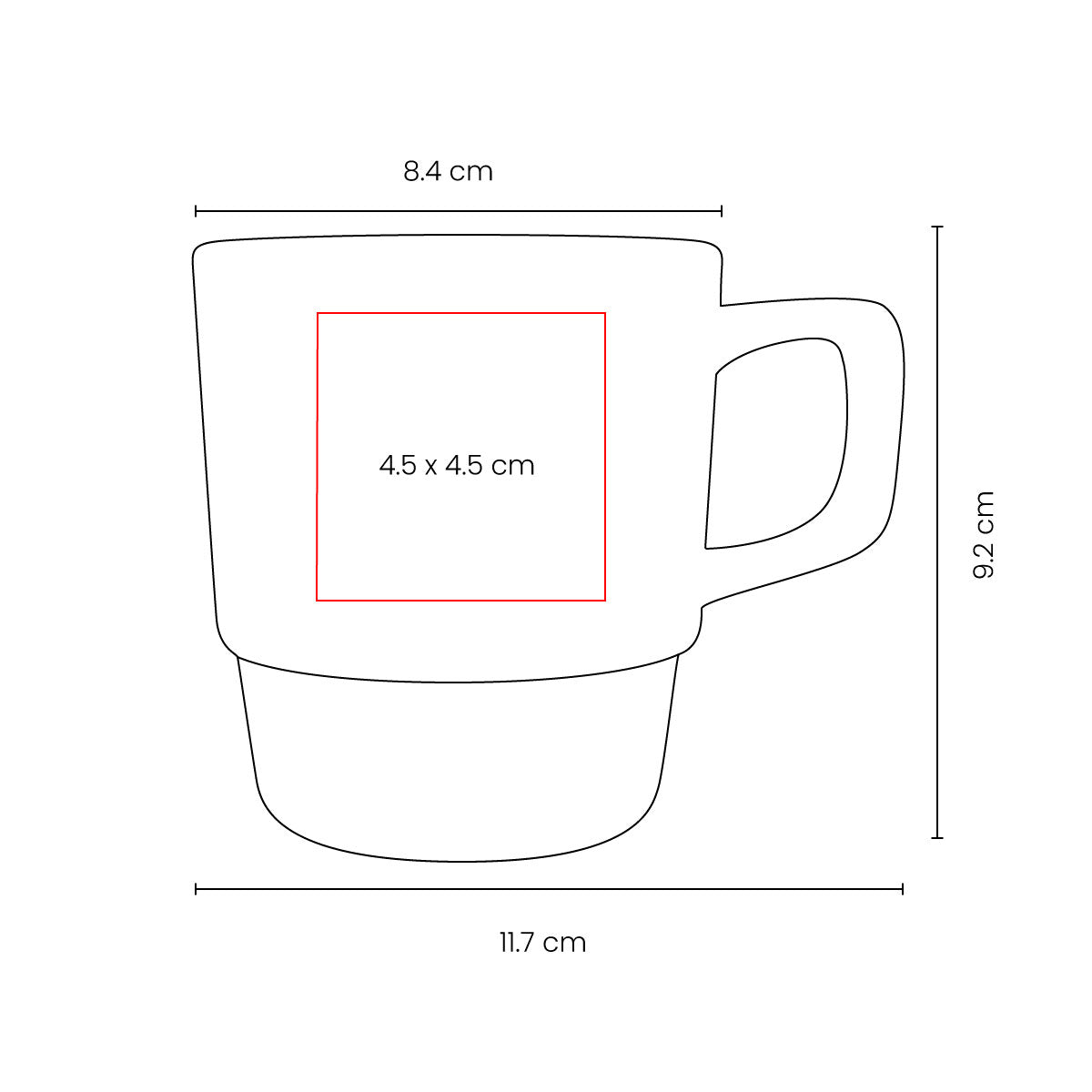 TAZA RADAID - Imagen Vectorial